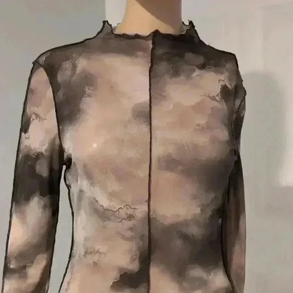 Blanc clothing sheer midi dress - Picture 3 of 10